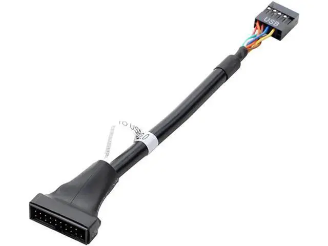 Alt view image 5 of 7 - 2 Pack Motherboard USB 3.0 20Pin to USB 2.0 9Pin Header Adapter Cable, Bidirectional Mainboard Internal Header Bridge Converter