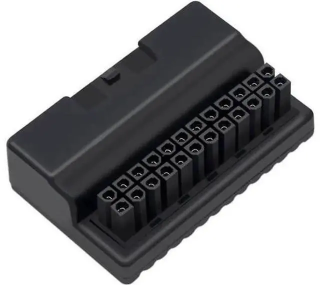 Main image of 90 Degree Right Angle ATX 24Pin Male to Female Power Adapter for Desktop Motherboard