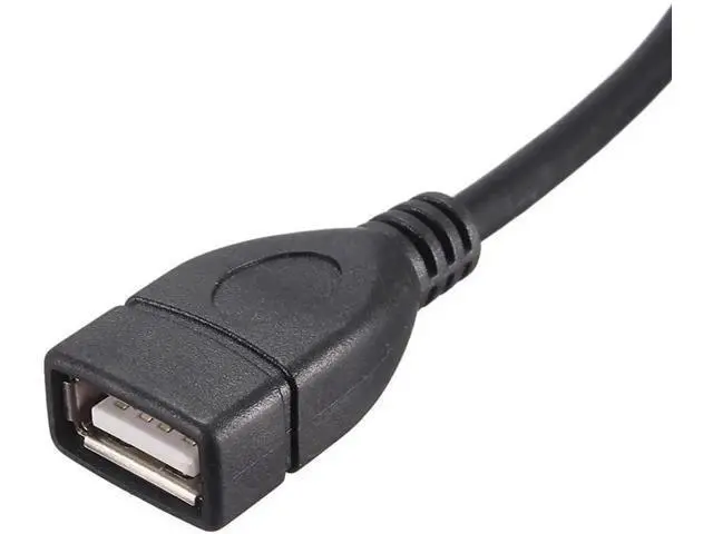 Alt view image 5 of 6 - 11.81 Inch Motherboard 9Pin USB2.0 Splitter Cable, Single 9Pin Header to Dual USB 2.0 Female Internal Extension Adapter Wire