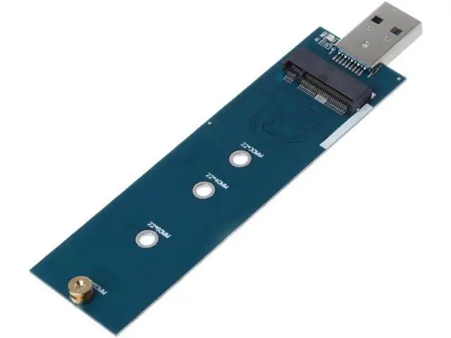 Alt view image 2 of 5 - USB 3.0 to M.2 NGFF B Key SSD Adapter, Portable 2280 M2 SSD Reader Converter for External Storage, Support B Key SATA M.2 Solid State Drives