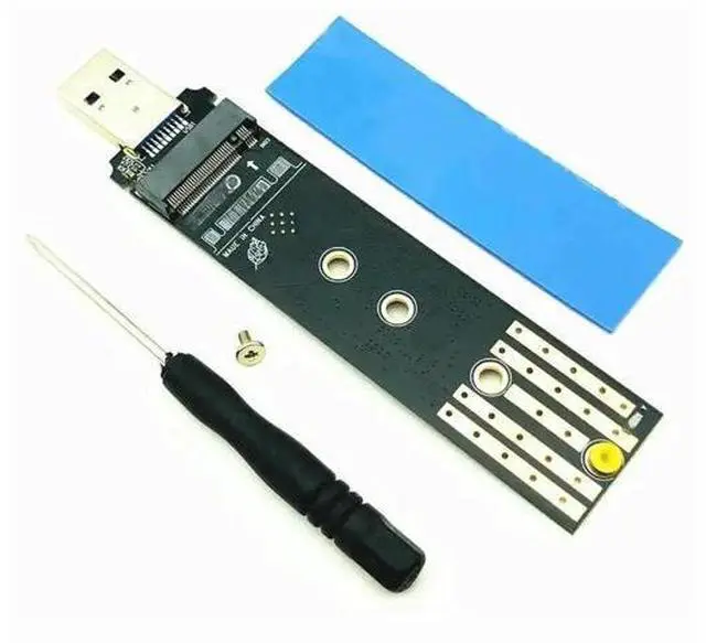 Main image of M.2 to USB 3.1 Gen2 SSD Adapter Board with RTL9210B Chip, Dual Protocol Converter for PCIe NVMe & SATA NGFF M.2 SSD (2230/2242/2260/2280)