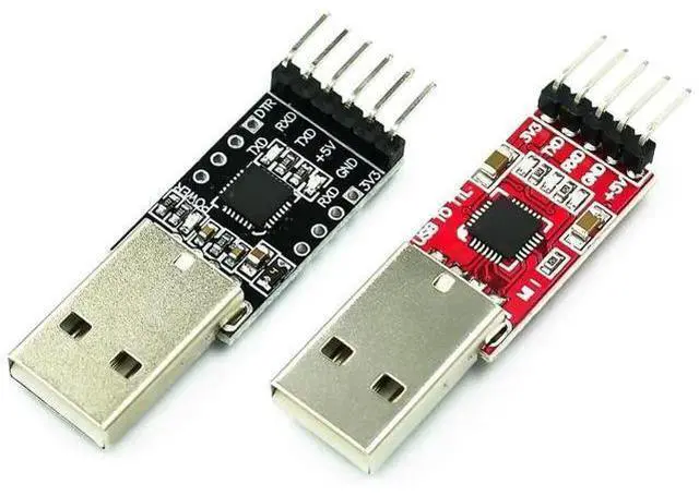 Main image of 2PC USB 2.0 to UART TTL 6PIN Module, CP2102 Serial Converter Adapter with 3.3V/5V Dual Power for Arduino ESP32 ESP8266 STM32