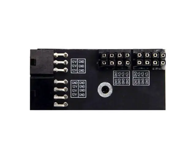 Alt view image 3 of 7 - 180 Degree Angled Dual ATX 8Pin Female to 6+8Pin Male GPU Power Adapter, Reverse Bend Power Connector for NVIDIA RTX 3080 3090 Graphics Cards
