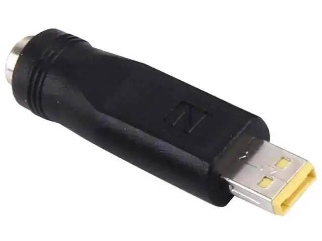 Alt view image 3 of 4 - 5.5x2.1mm DC Female to 2nd Gen Small Square Male Power Adapter Connector for Laptop Notebook