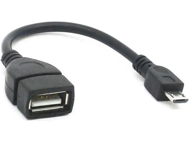 Alt view image 3 of 4 - 2 Pack Black USB 2.0 Micro USB OTG Adapter, Micro Male to USB Female OTG Cable for Samsung, LG and Android Phones