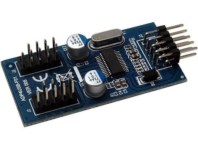 Alt view image 4 of 5 - 30CM Motherboard USB2.0 9Pin 1-to-2 Splitter Cable, Single 9Pin Male to Dual 9Pin Male Internal Header Extension Adapter