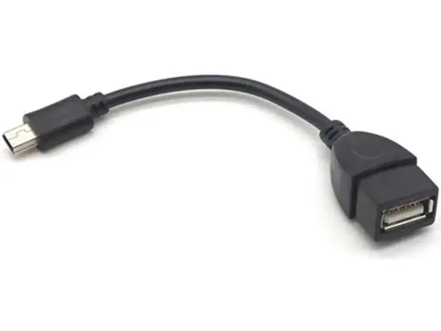 Alt view image 3 of 7 - 3 Pack Mini USB 5Pin Male to USB2.0 A Female OTG Adapter Cable for Phones, Tablets, Cameras & MP3/MP4 Players