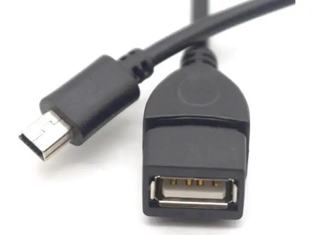 Alt view image 4 of 7 - 3 Pack Mini USB 5Pin Male to USB2.0 A Female OTG Adapter Cable for Phones, Tablets, Cameras & MP3/MP4 Players