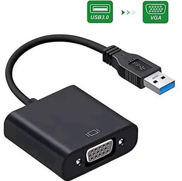 Main image of USB 3.0 to VGA External Video Adapter, 1080P Multi-Monitor Display Graphic Converter Compatible with Windows 7/8/8.1/10/XP PC Laptop Projector