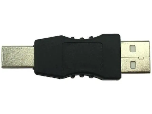 Alt view image 3 of 7 - 2 Pack USB A Male to USB B Male Adapter Converter, Standard USB 2.0 Printer Scanner MIDI Cable Connector Extender