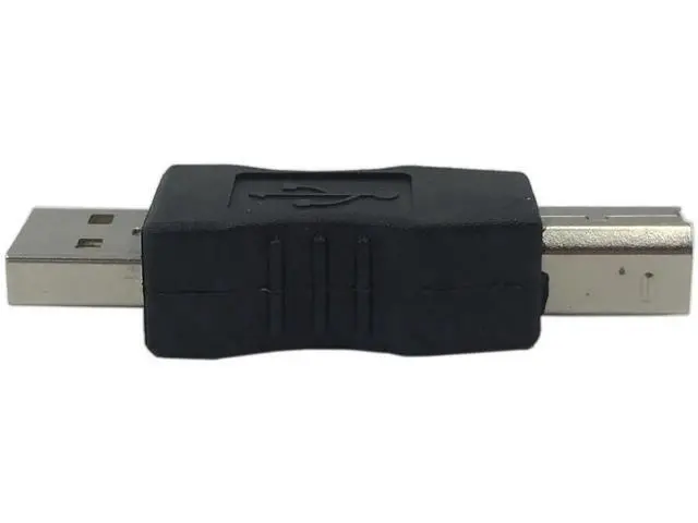 Alt view image 5 of 7 - 2 Pack USB A Male to USB B Male Adapter Converter, Standard USB 2.0 Printer Scanner MIDI Cable Connector Extender