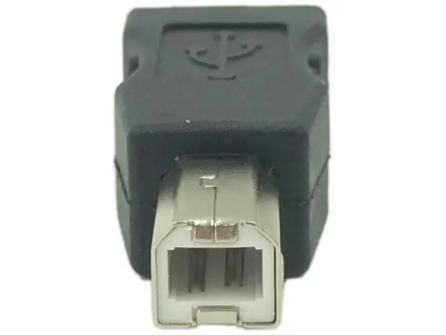 Alt view image 4 of 7 - 2 Pack USB A Male to USB B Male Adapter Converter, Standard USB 2.0 Printer Scanner MIDI Cable Connector Extender