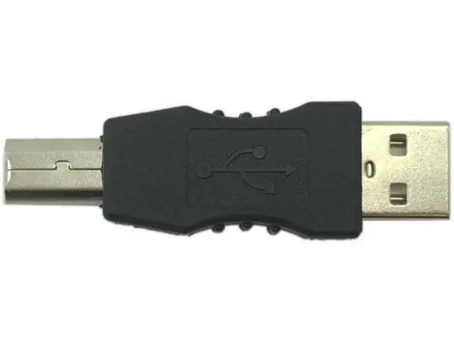 Alt view image 6 of 7 - 2 Pack USB A Male to USB B Male Adapter Converter, Standard USB 2.0 Printer Scanner MIDI Cable Connector Extender