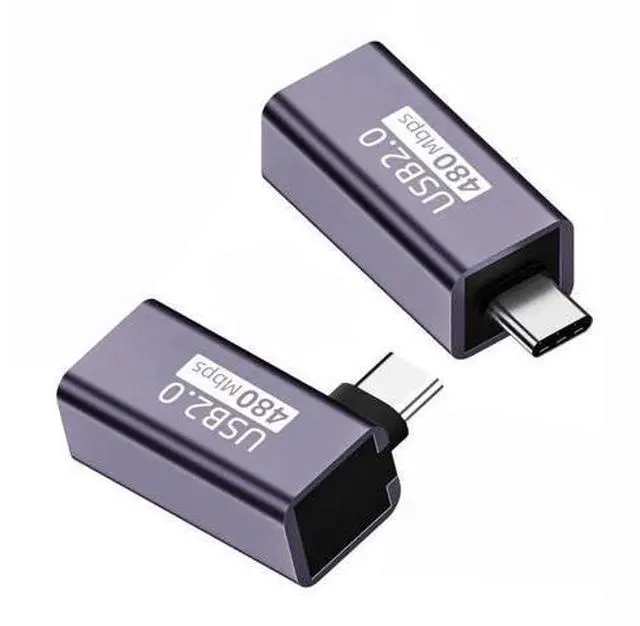 Main image of 2 Pack USB 2.0 Type B Female to Mini USB & Micro USB Male Adapter, Multi Connector Converter for Printer, Phone & Hard Drive