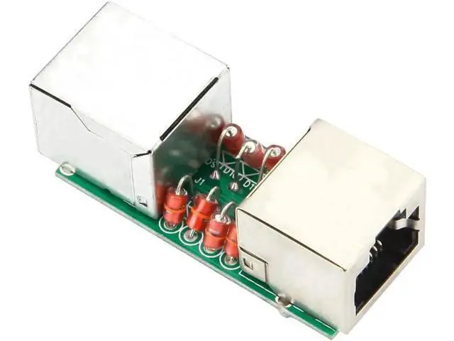 Alt view image 2 of 6 - RJ45 Surge Lightning Protector Inline Coupler, Cat5e/Cat6/Cat7 LAN Cable RJ45 Extender Adapter