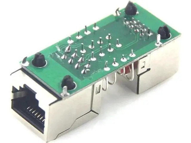 Alt view image 6 of 6 - RJ45 Surge Lightning Protector Inline Coupler, Cat5e/Cat6/Cat7 LAN Cable RJ45 Extender Adapter