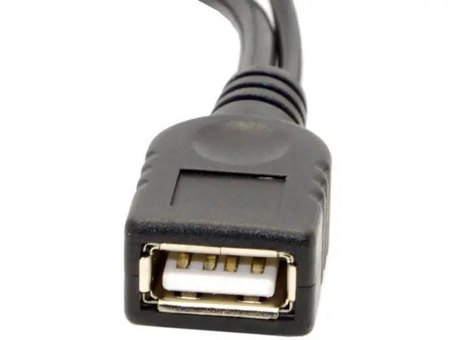 Alt view image 2 of 7 - USBC to USBA USB2.0 OTG Adapter Cable with Supplementary Power Supply