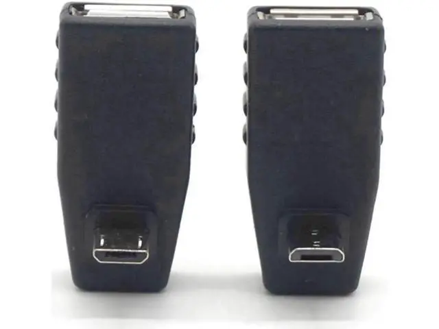 Alt view image 6 of 6 - Up & Down Angled Micro USB Male to USB 2.0 Female OTG Adapter Converter