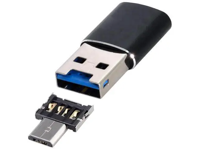 Alt view image 2 of 6 - USB 3.0 Micro SD TF SDXC Card Reader with Micro USB 5Pin OTG Adapter for Phones & Tablets