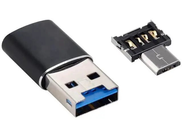 Alt view image 6 of 6 - USB 3.0 Micro SD TF SDXC Card Reader with Micro USB 5Pin OTG Adapter for Phones & Tablets