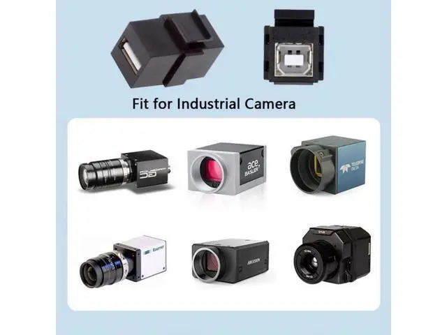 Alt view image 5 of 7 - USB 2.0 Type-A Female to Type-B Female Keystone Jack Adapter, Wall Plate Socket Module Coupler