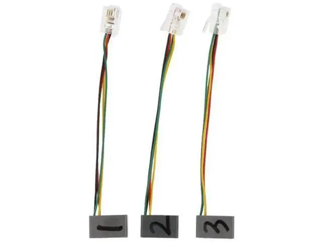 Alt view image 4 of 4 - RJ9 4P4C Male to 3.5mm Female Headset Adapter Cable, 3.5 Jack to RJ9 Cord Compatible with Avaya Desk Phones