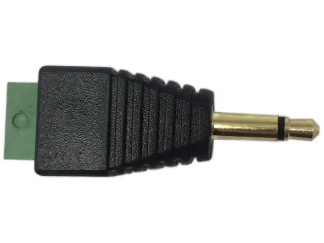 Alt view image 6 of 7 - 2 Pack Solderless 3.5mm TS Mono Male to 2-Pin Screw Terminal Adapter, Mono Audio Balun AUX Converter