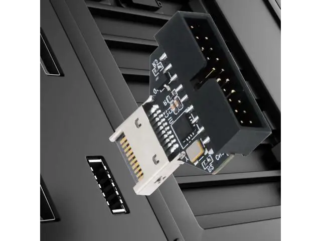 Alt view image 2 of 7 - USB 3.0 20Pin Header to Type-E IDC Socket Adapter with CH334P Chip, USB 3.1 Front Panel Converter for Desktop Motherboard
