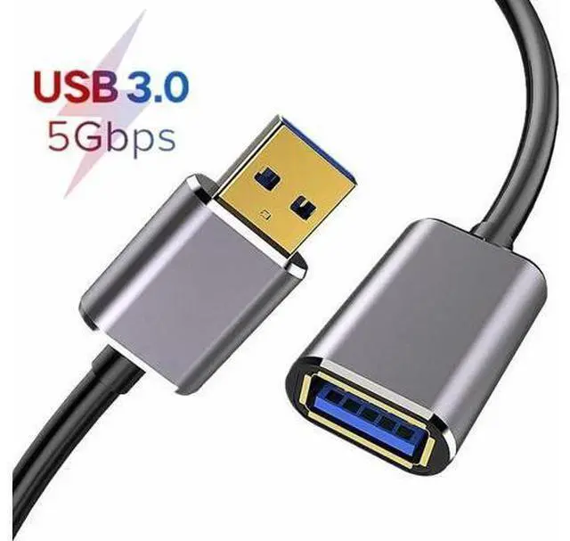 Main image of 3.3FT USB 3.0 Type A Male to Female Extension Cable, High Speed USB Extender Cord for Keyboard, Gamepad, Webcam, Flash Drive, HDD & Printer