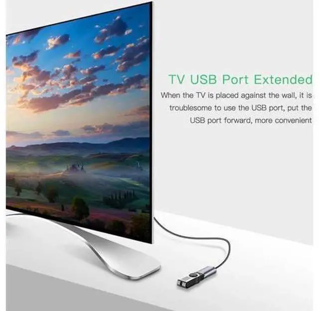 Alt view image 4 of 7 - 3.3FT USB 3.0 Type A Male to Female Extension Cable, High Speed USB Extender Cord for Keyboard, Gamepad, Webcam, Flash Drive, HDD & Printer