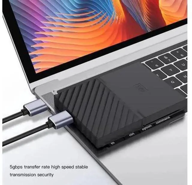 Alt view image 4 of 7 - 1M/3.3ft USB 3.0 Type A to Micro B Cable, Male to Male High Speed Data Sync Cord for External Hard Drive, Samsung S5, Note 3