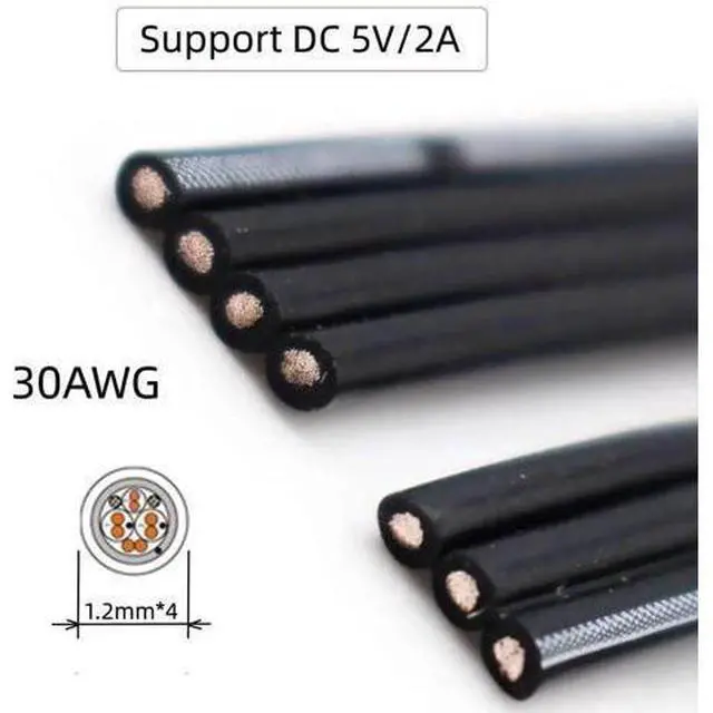 Alt view image 5 of 7 - 13cm Ultra Thin FPC Flat USB2.0 Type-A Male to Mini USB 5Pin Male Data Cable for FPV, Storage & Mobile Devices