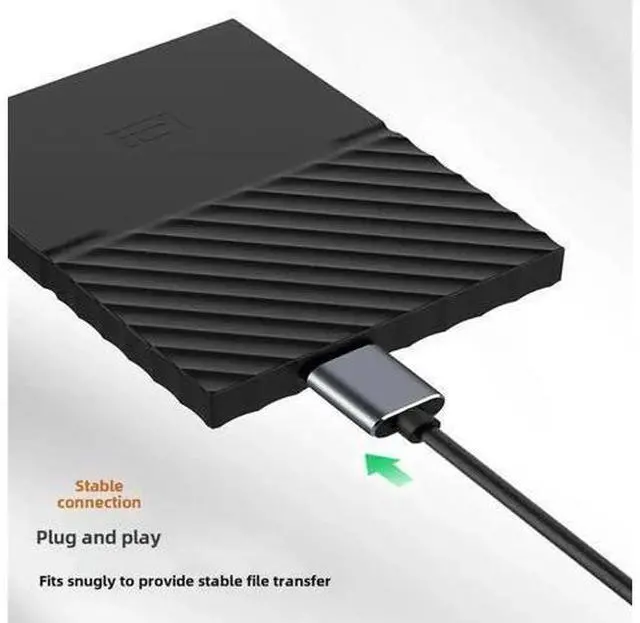 Alt view image 5 of 6 - 1.64 ft USB 3.0 A Male to Micro USB 3.0 Cable, High Speed Data Sync Cord for Toshiba, Samsung, My Passport External Hard Drives