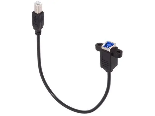 Alt view image 7 of 7 - 30cm USB3.0 B Female to USB2.0 B Male Extension Cable | 5Gbps High Speed Data Cord for External SSD, HDD & Industrial Camera