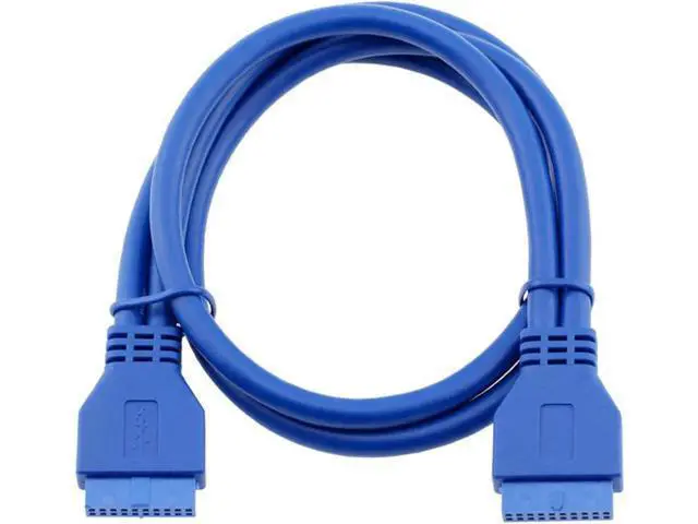 Alt view image 3 of 3 - 1.64FT USB3.0 Motherboard 20Pin Header Female to Female Extension Cable, Mainboard Internal 20-Pin USB3 Extender Cord for PC Front Panel Upgrade