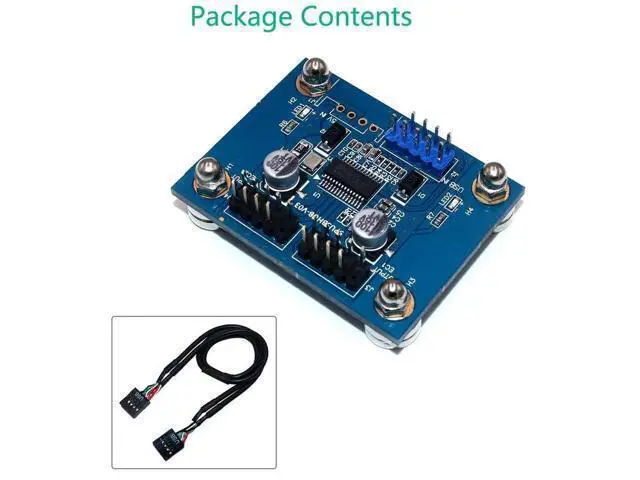 Alt view image 7 of 7 - 30CM 180-Degree USB2.0 9Pin Motherboard Header 1-to-2 Y Splitter Cable | Single Male Header to Dual USB2.0 Male Internal Expansion Cord