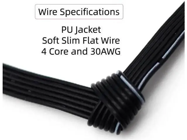 Alt view image 2 of 7 - 13cm Slim FPC Flat USB2.0 Type-A Male to Type-B Male Cable, High Speed Data Cord for Printer, Scanner & External Storage Drive