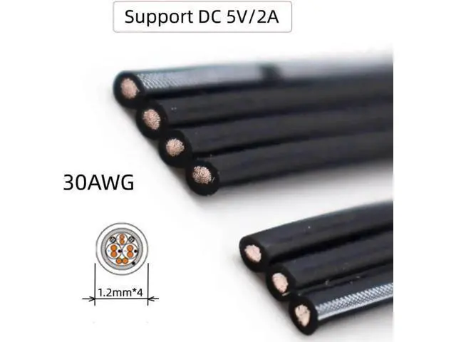 Alt view image 5 of 7 - 13cm Slim FPC Flat USB2.0 Type-A Male to Type-B Male Cable, High Speed Data Cord for Printer, Scanner & External Storage Drive