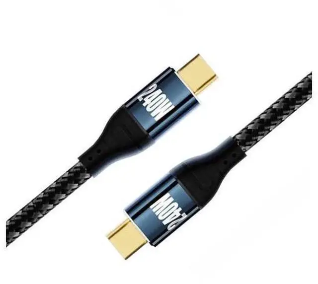 Main image of 1.0M USBC Male to Male Cable | 240W(48V/5A) PD Fast Charging, USB2.0 480Mbps Data Transfer