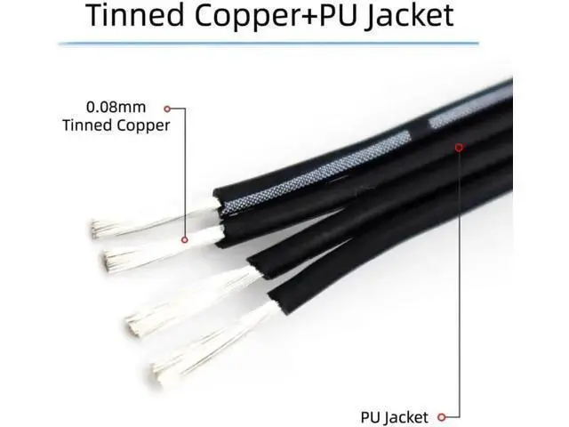 Alt view image 3 of 7 - 13cm Slim FPC Flat USB2.0 Type-A Male to Type-B Male Cable, High Speed Data Cord for Printer, Scanner & External Storage Drive