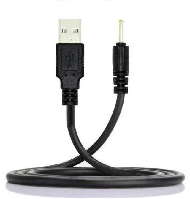 Main image of 120CM Straight USB2.0 A Male to 2.5×0.7mm DC Barrel Power Cable, 5V Charging Cord