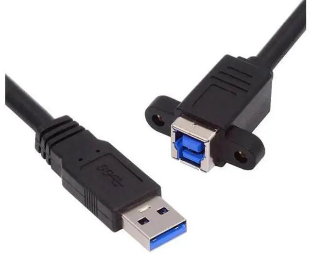 Main image of 30cm USB3.0 Type-A Male to Type-B Female Extension Cable | 5Gbps High Speed Cord for External SSD, Hard Drive & Digital Camera