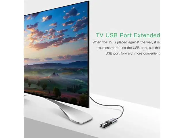 Alt view image 3 of 7 - 3.3FT USB 3.0 Extension Cable, Type A Male to Female High Speed Cord for Webcam, GamePad, Keyboard, Flash Drive, Hard Drive, Printer
