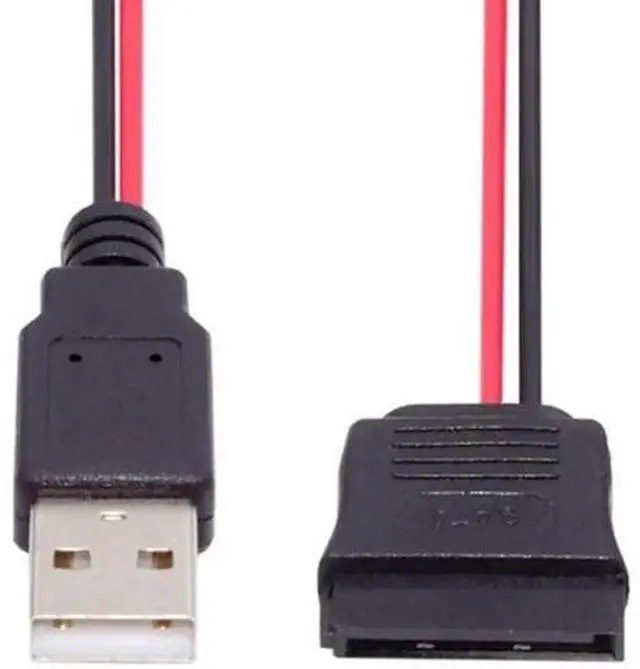 Alt view image 6 of 7 - SATA 15Pin to USB 2.0 Power Cable, 5V 2A Cord for 2.5 Inch SATA HDD and SSD