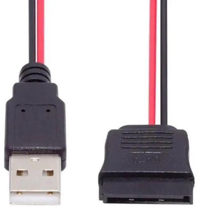 Alt view image 2 of 7 - SATA 15Pin to USB 2.0 Power Cable, 5V 2A Power Supply Cord for 2.5 Inch SATA HDD & SSD