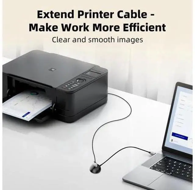 Alt view image 5 of 7 - 3.3FT/1M USB 3.0 Male to Female Extension Cable with Fixed Pedestal Stand, 5Gbps Desktop USB Extender for Flash Drives, Keyboard, Mouse & Laptop Peripherals