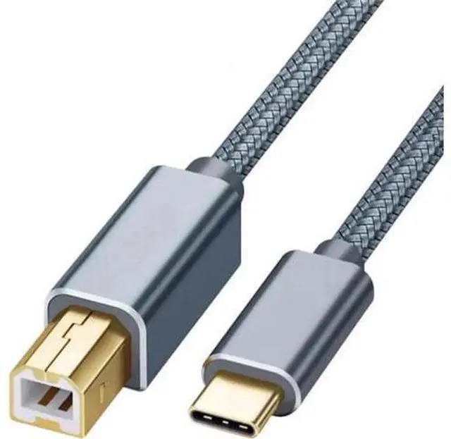 Main image of USB C to Printer Cable,USB C to USB B Male Scanner Cord Compatible with DIMI, Google Chromebook Pixel, MacBook Pro, HP Canon Printers, iPad Pro and More Type-C Devices/Laptops, 6.6 ft.