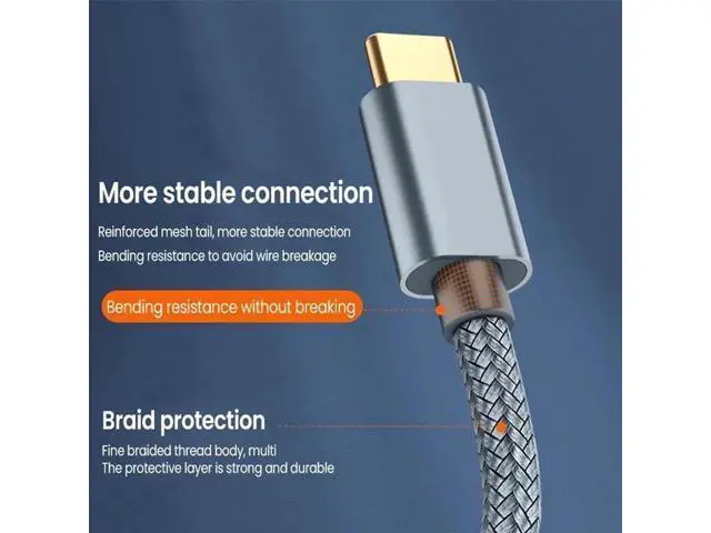 Alt view image 6 of 7 - USB C to Printer Cable,USB C to USB B Male Scanner Cord Compatible with DIMI, Google Chromebook Pixel, MacBook Pro, HP Canon Printers, iPad Pro and More Type-C Devices/Laptops, 6.6 ft.