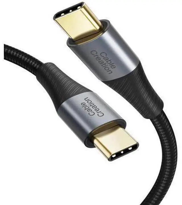 Main image of 6.6FT Braided USB-C to USB-C Fast Charging & Data Sync Cable for Samsung Galaxy S22/S21/S20 Series, MacBook, iPad Pro 2020, Google Pixel