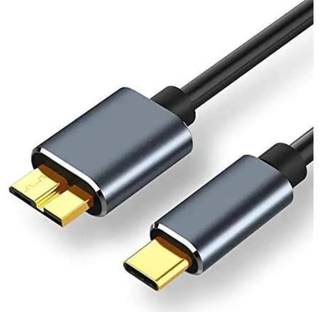 Main image of 2M/6.6ft USB C to Micro B Cable, USB-C Male to Micro USB Data Sync Cord for WD, Seagate, Toshiba, Samsung External Hard Drives